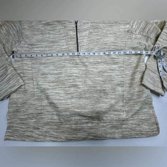 NEW Rise by Lularoe Persistent Half Zip Pull Over Fleece Sweatshirt Size 1X - Picture 7 of 15